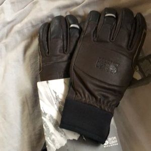 Brand new! Leather gloves, warm, winter